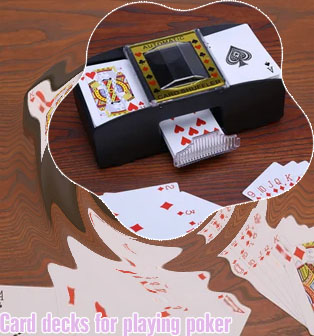 Casino poker playing cards