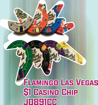 Flamingo poker chips