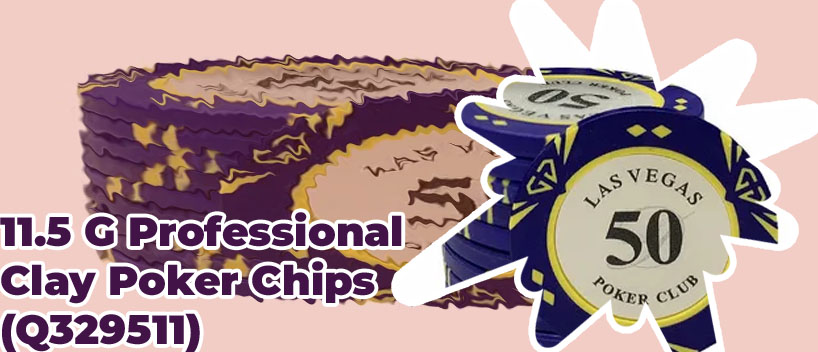 Poker chips clay