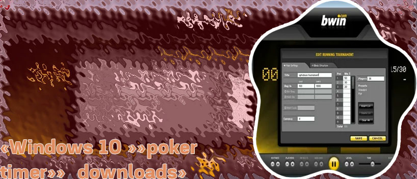 Poker clock for windows