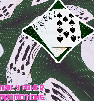 Running flush poker